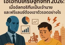 AI กับ Gig Economy ปี 2026: เมื่ออัลกอริทึมเป็นเจ้านาย และฟรีแลนซ์ต้องเอาตัวรอดอย่างไร Gig Economy